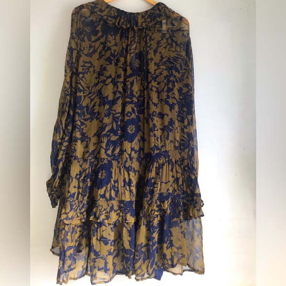 ANTHROPOLOGIE The Marais Printed Chiffon Mini Dress - Picture 8 of 14